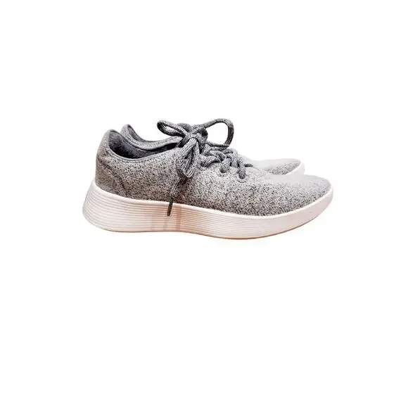 Allbirds Wool Runner Sneaker Gray Women's SIze 8 - Picture 3 of 10